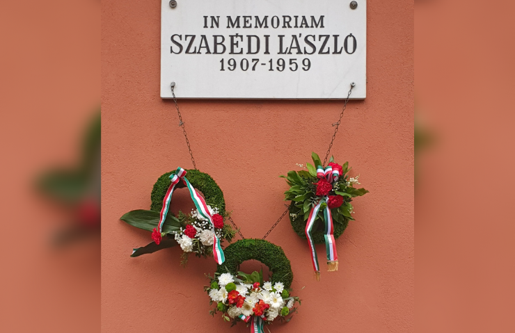 Szabédi Nap 2023 koszorúk